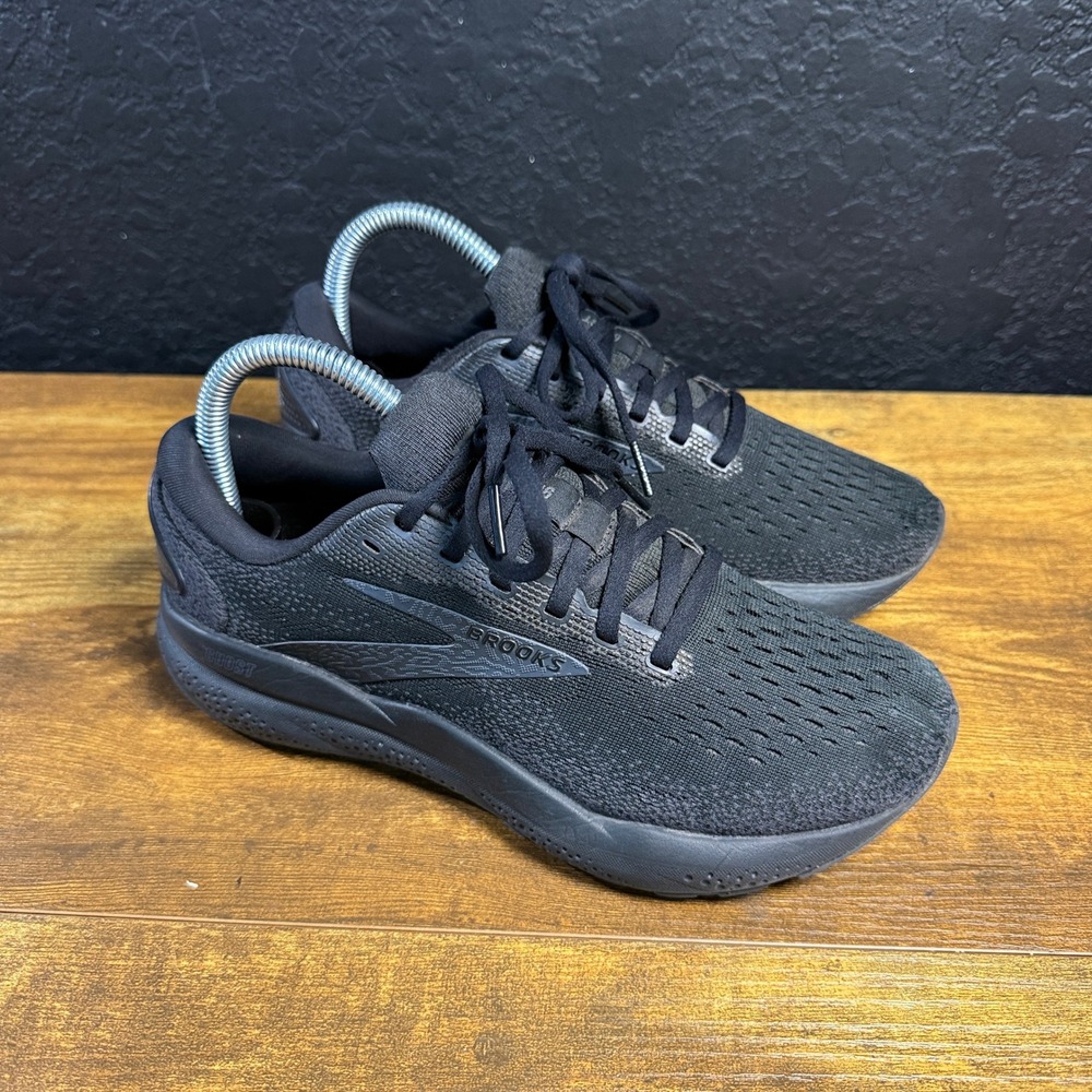 Brooks Ghost 15 1204071B020 Black Synthetic Mesh Running Shoes Womens Size 7